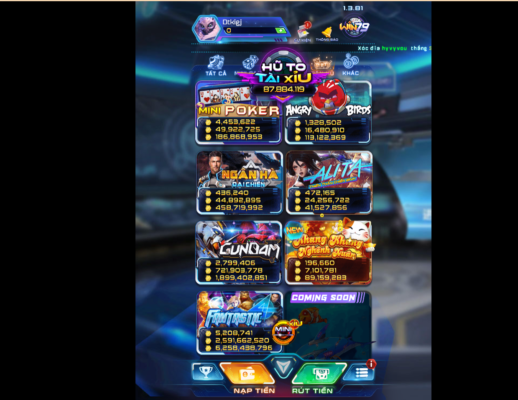 8 Tham gia chơi game bài đẳng cấp trên cổng game win79