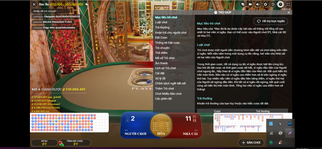 win79 2 25 Hướng dẫn cách chơi bac bo live tại Win79 cho người mới