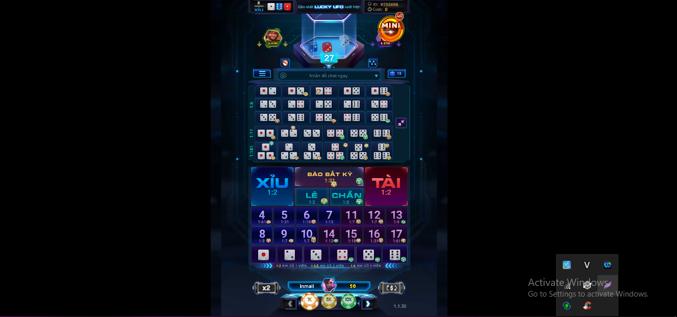 win79 2 11 Hướng dẫn cách chơi cơ bản game Sicbo trên Win79